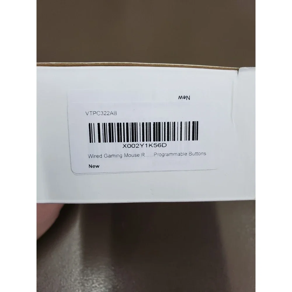 Victsing Wired RGB Gaming Mouse Optical Sensor Programmable Buttons PC322A